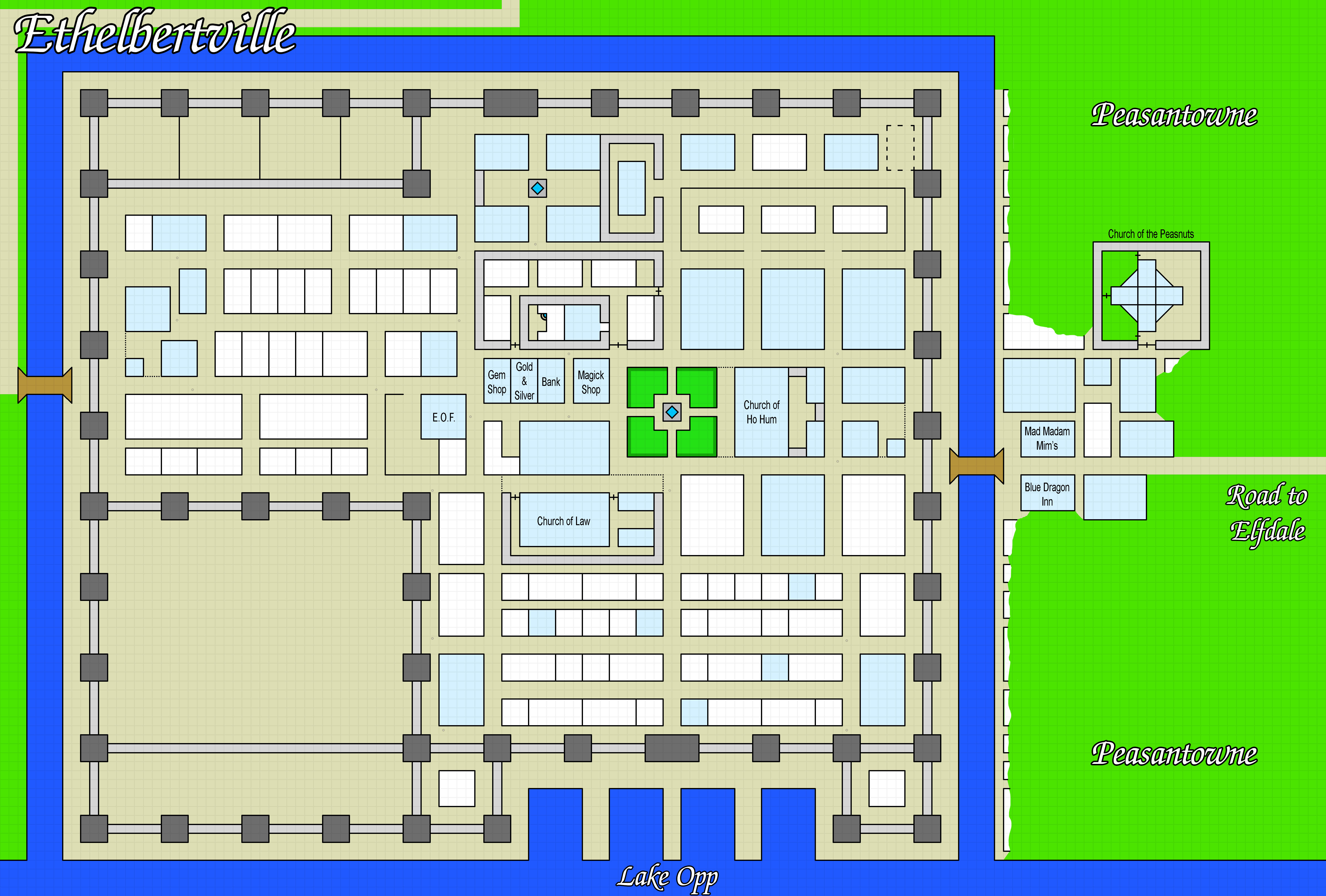 Ethelbertville Map